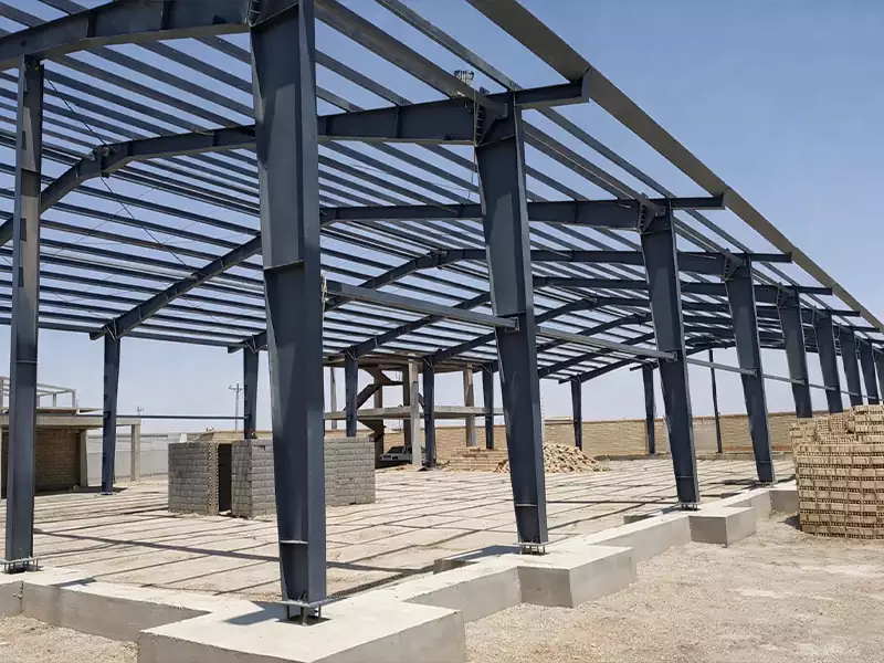 اجرای فوندانسیون سوله صنعتی بر اساس طراحی استاندارد پی