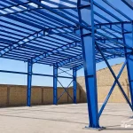 سوله خرپایی و سوله تیرورقی در حال اجرا برای کارخانه و انبار صنعتی