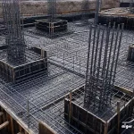 فونداسیون سوله در حال آرماتوربندی برای برآورد مقدار بتن و میلگرد مورد نیاز